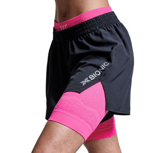 Spodenki do biegania damskie X-BIONIC EFFEKTOR 2IN1 SHORTS