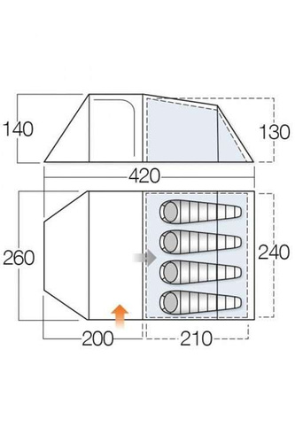 Namiot VANGO SKYE 400