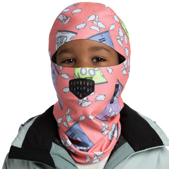 Kominiarka dziecięca BUFF THERMONET HINGED BALACLAVA