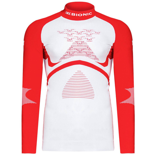 Koszulka z półgolfem X-BIONIC ENERGY ACCUMULATOR 4.0 SHIRT TURTLE NECK PATRIOT POLSKA