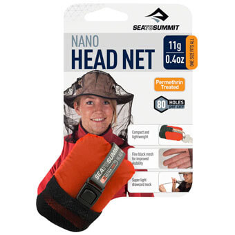 Moskitiera na głowę i twarz SEA TO SUMMIT NANO HEAD NET + Permethrin Treated
