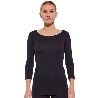 Koszulka wełniana damska BRUBECK COMFORT MERINO