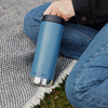 Butelka termiczna ze stali KLEAN KANTEEN TKWIDE INSULATED COFFEE TUMBLER Real Teal | 350 ml - 592 ml