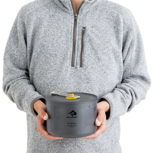 Zestaw naczyń turystycznych SEA TO SUMMIT FRONTIER ULTRALIGHT TWO POT COOK SET | 14 elementów
