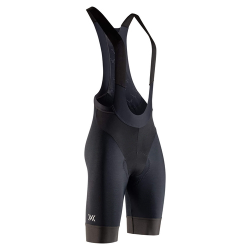 Spodenki rowerowe damskie z szelkami i wkładką X-BIONIC COREFUSION RIDE BIB WARM SHORTS