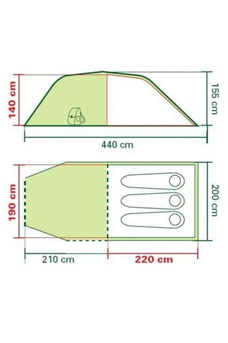 Namiot COLEMAN COASTLINE 3 PLUS
