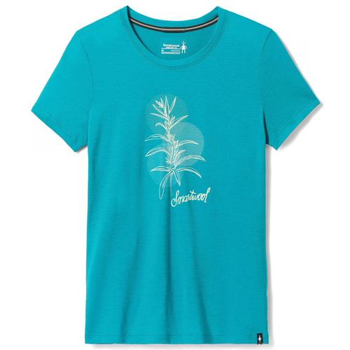 Koszulka wełniana damska SMARTWOOL SAGE PLANT GRAPHIC TEE