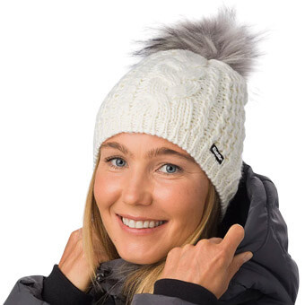 Czapka zimowa damska EISBAR AFRA LUX POMPON BEANIE