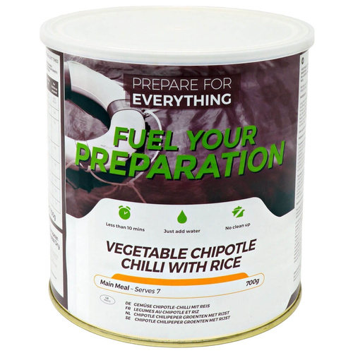 Warzywa chipotle chilli z ryżem FUEL YOUR PREPARATION, 7 porcji