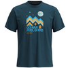 Koszulka wełniana unisex SMARTWOOL ALPINE SKY GRAPHIC TEE | Slim Fit