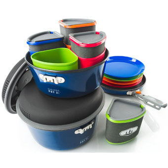 Zestaw naczyń turystycznych GSI OUTDOORS BUGABOO CERAMIC CAMPER COOKSET