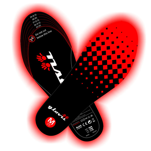 Ogrzewane wkładki do butów z pilotem GLOVII HEATED INSOLES