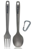 Zestaw sztućców tytanowych ROCKLAND TITANIUM SET