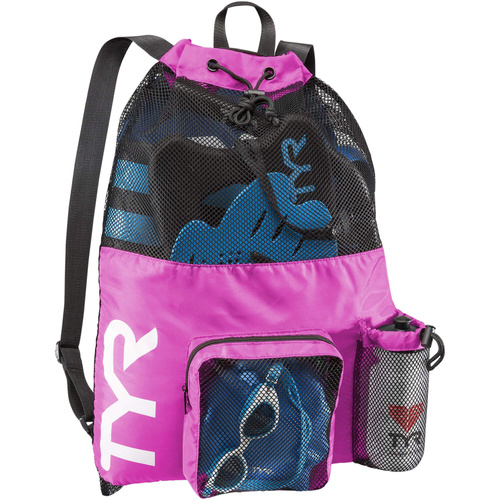 Plecak na sprzęt do pływania / treningu TYR BIG MESH MUMMY BACKPACK 40L