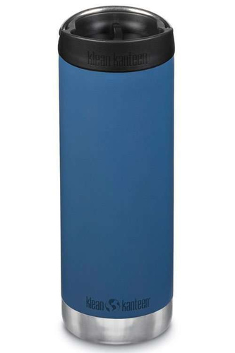 Butelka termiczna ze stali KLEAN KANTEEN TKWIDE INSULATED COFFEE TUMBLER Real Teal | 350 ml - 592 ml