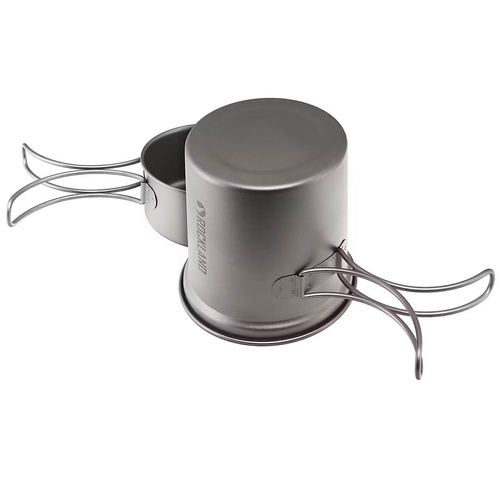 Zestaw naczyń turystycznych z tytanu ROCKLAND TRAVEL PRO TITANIUM