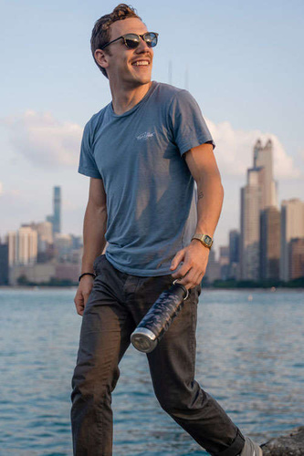 Butelka termiczna ze stali KLEAN KANTEEN CLASSIC INSULATED Black Camo | 600 ml