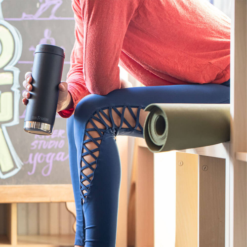 Butelka termiczna ze stali KLEAN KANTEEN TKWIDE INSULATED COFFEE TUMBLER Black | 350 ml - 592 ml