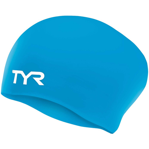Czepek na basen TYR ADULT LONG HAIR SILICONE WRINKLE-FREE SWIM CAP