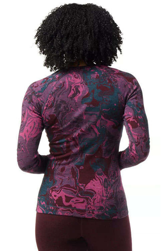 Koszulka wełniana damska SMARTWOOL CLASSIC THERMAL MERINO PATTERN