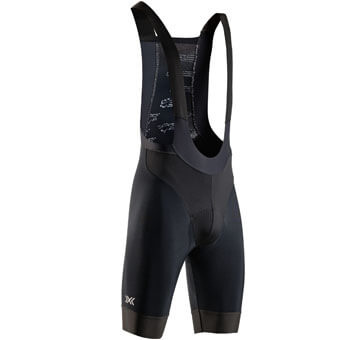 Spodenki rowerowe męskie z szelkami i wkładką X-BIONIC COREFUSION RIDE BIB WARM SHORTS