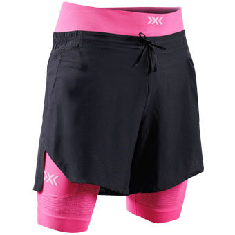 Spodenki do biegania X-BIONIC EFFEKTOR 2IN1 SHORTS