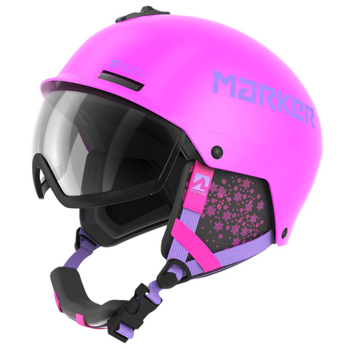 Kask narciarski dziecięcy MARKER VIJO z szybą cat.0