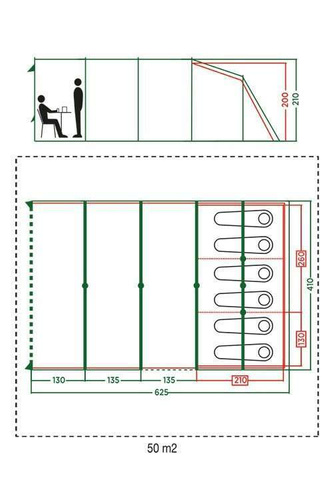 Namiot rodzinny COLEMAN MEADOWOOD 6 LONG