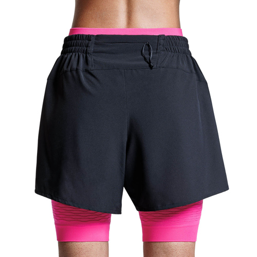 Spodenki do biegania damskie X-BIONIC EFFEKTOR 2IN1 SHORTS