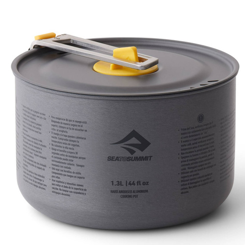 Zestaw naczyń turystycznych SEA TO SUMMIT FRONTIER ULTRALIGHT 1.3L POT COOK SET | 3 elementy