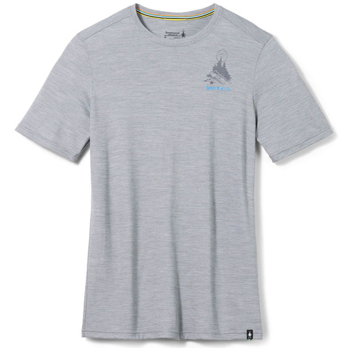 Koszulka wełniana męska SMARTWOOL WILDERNESS SUMMIT GRAPHIC TEE