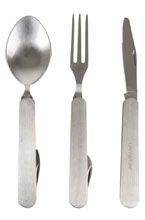 Sztućce turystyczne LIFEVENTURE FOLDING CUTLERY SET