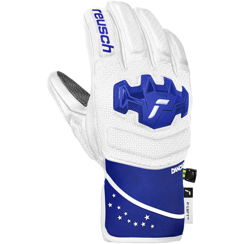 Rękawice narciarskie dziecięce ze skóry REUSCH WORLDCUP WARRIOR GS JUNIOR