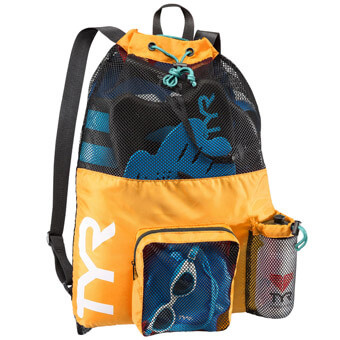 Plecak na sprzęt do pływania / treningu TYR BIG MESH MUMMY BACKPACK 40L