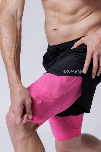 Spodenki do biegania X-BIONIC EFFEKTOR 2IN1 SHORTS