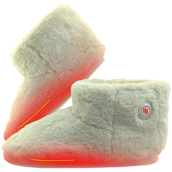 Ogrzewane kapcie domowe GLOVII HEATED HOME SLIPPERS