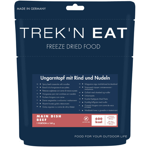 Danie węgierskie z wołowiną i makaronem TREK'N EAT