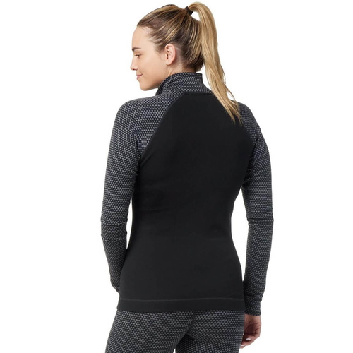 Koszulka wełniana damska SMARTWOOL CLASSIC THERMAL MERINO PATTERN 1/4 ZIP