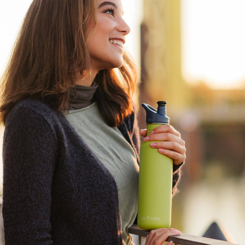 Butelka ze stali nierdzewnej KLEAN KANTEEN CLASSIC Green Apple | 532 - 800 ml