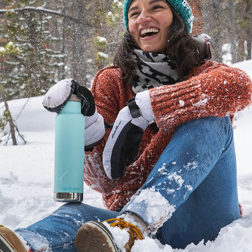 Butelka termiczna ze stali KLEAN KANTEEN CLASSIC INSULATED Blue Tint | 600 ml