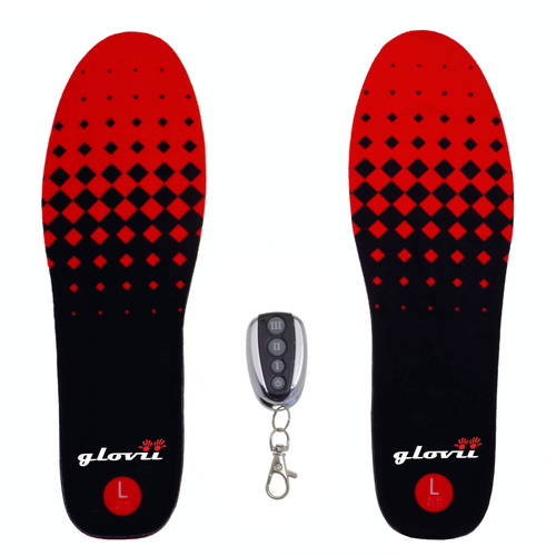 Ogrzewane wkładki do butów z pilotem GLOVII HEATED INSOLES