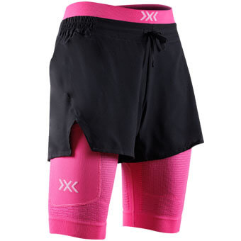 Spodenki do biegania damskie X-BIONIC EFFEKTOR 2IN1 SHORTS