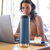 Butelka termiczna ze stali KLEAN KANTEEN TKWIDE INSULATED COFFEE TUMBLER Real Teal | 350 ml - 592 ml