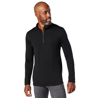 Koszulka wełniana męska SMARTWOOL MERINO 150 BASELAYER 1/4 ZIP