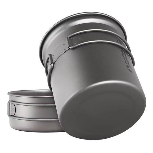 Zestaw naczyń turystycznych z tytanu ROCKLAND TRAVEL PRO TITANIUM