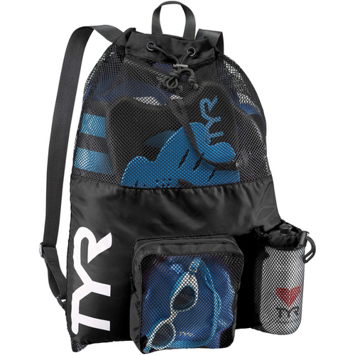 Plecak na sprzęt do pływania / treningu TYR BIG MESH MUMMY BACKPACK 40L