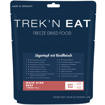 Danie myśliwskie z wołowiną i makaronem  TREK'N EAT