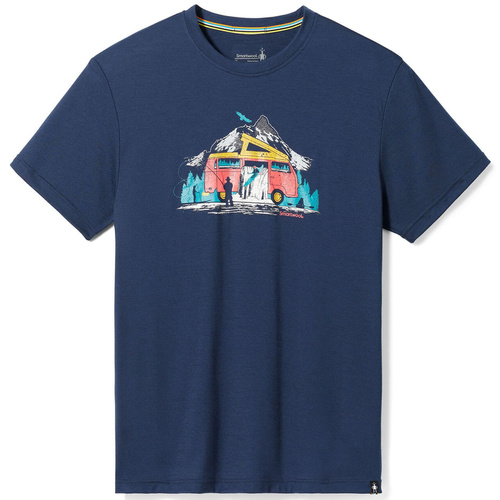 oszulka wełniana unisex SMARTWOOL RIVER VAN GRAPHIC TEE