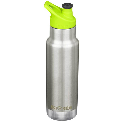 Butelka termiczna ze stali nierdzewnej dla dzieci KLEAN KANTEEN CLASSIC KID'S INSULATED Brushed Stainless | 355 ml