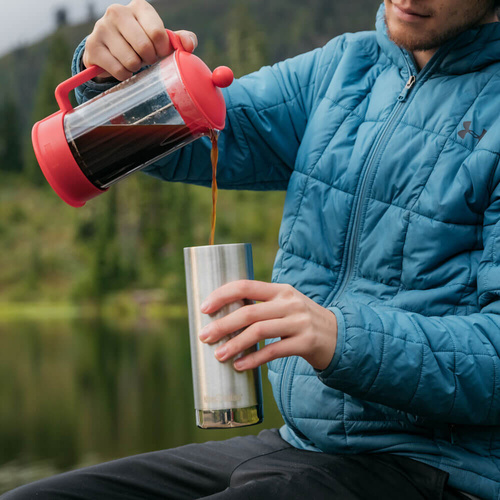 Butelka termiczna ze stali KLEAN KANTEEN TKWIDE INSULATED COFFEE TUMBLER Brushed Stainless | 350 ml - 592 ml
